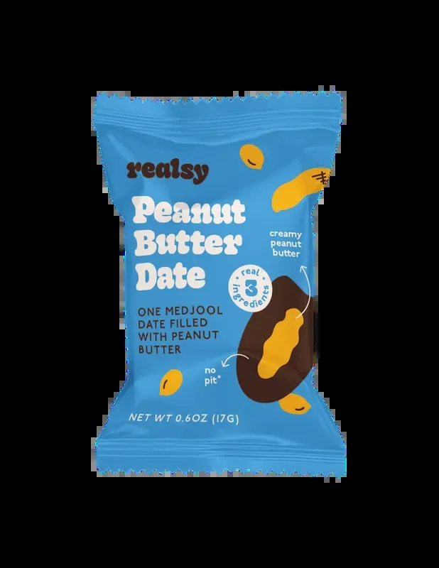 Realsy Peanut Butter Dates Single Wrap