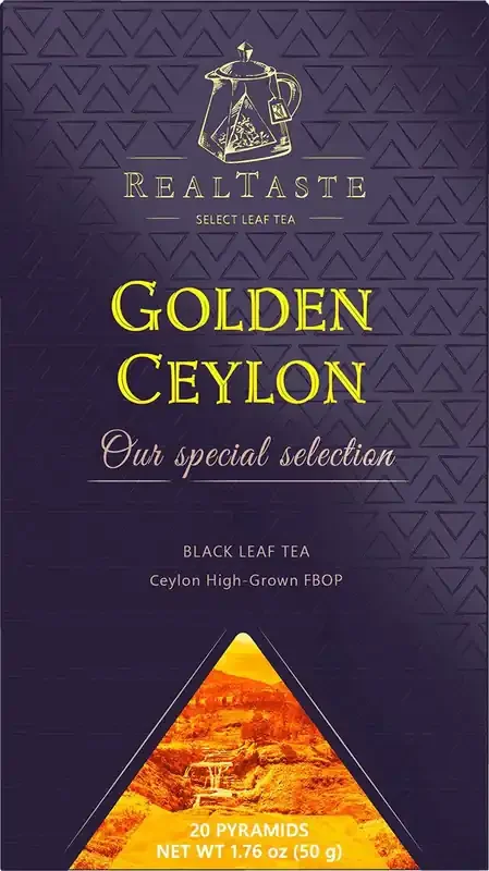 RealTaste Golden Ceylon Black Leaf Tea