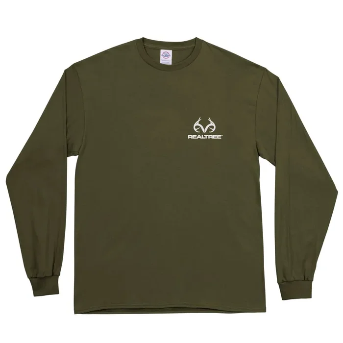 Realtree Men‘s Green Jersey Long sleeve T-shirt ( 3XL )