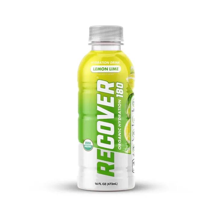 Recover 180 Organic Lemon Lime Hydration Drink 16 fl oz