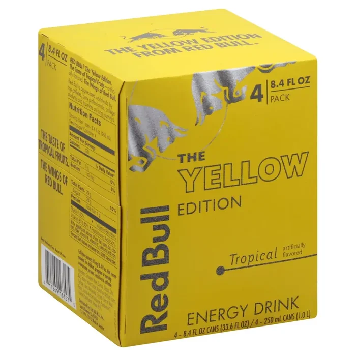Red Bull Yellow Edition Can