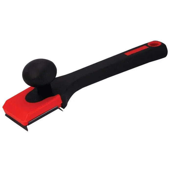 Red Devil Heavy-Duty 4-Edge Scraper – Black/Red