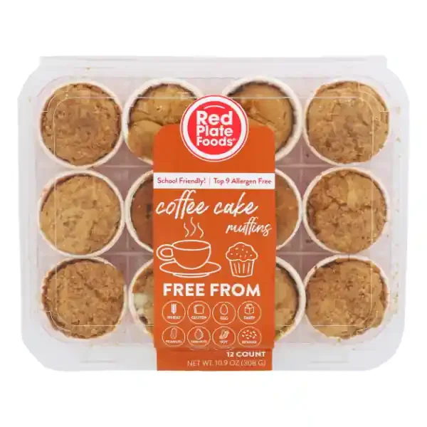 Red Plate Foods Coffee Cake Mini Muffins