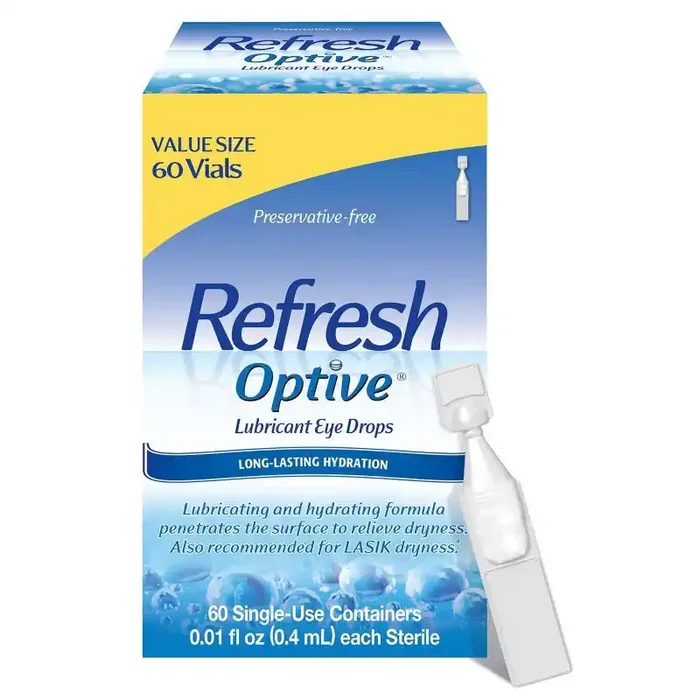 Refresh Optive Lubricant Eye Drops – 60ct