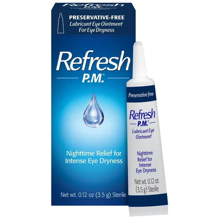 Refresh P.M. Lubricant Eye Ointment Ointments, 0.12 oz (3.5 g)