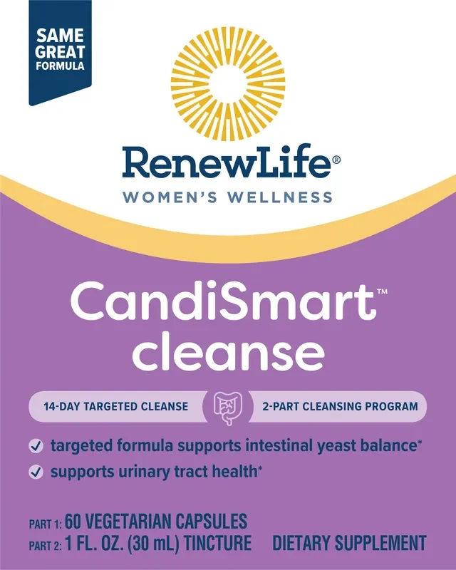Renew Life Candi Smart Yeast Cleansing Formula Kit