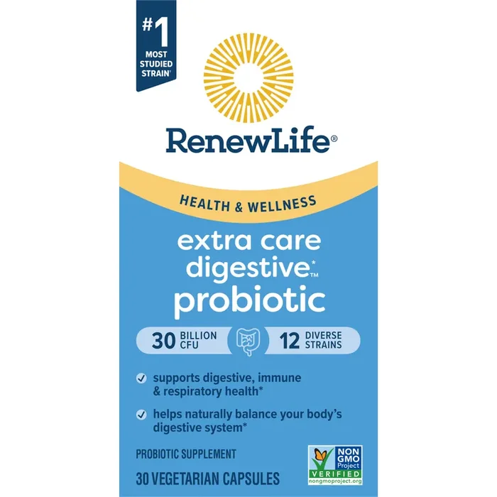 Renew Life Extra Care Ultimate Flora Probiotic Vegetable Capsules