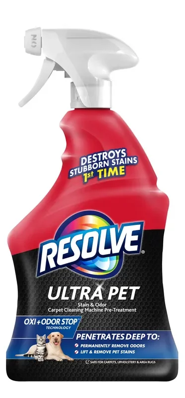 Resolve Ultra Stain & Odor Remover For Pet Messes, 32oz