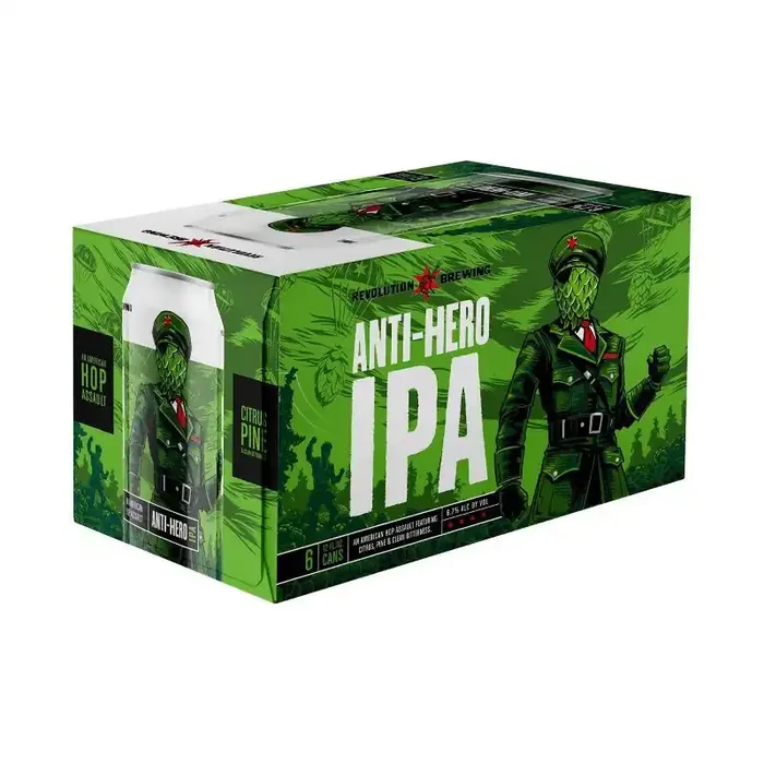 Revolution Brewing Revolution Anti-Hero IPA Beer – 6pk/12 fl oz Cans