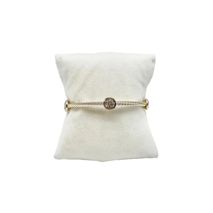 Rhinestone Stud Cuff Bracelets
