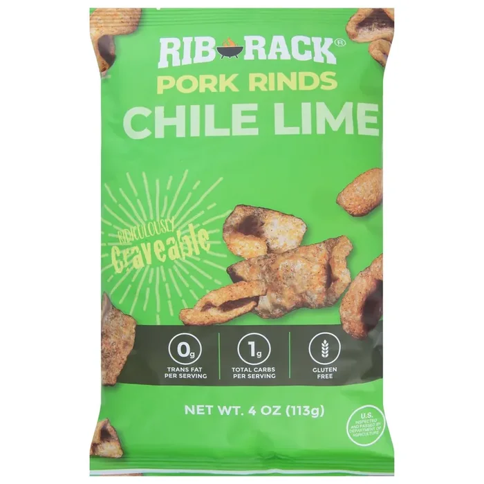 Rib Rack Chile Lime Pork Rinds