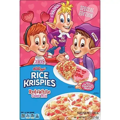 Rice Krispies Cereal Valentine – 7.5 OZ