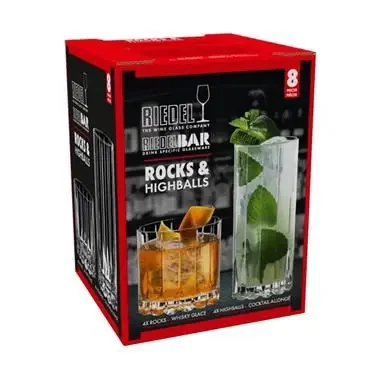 Riedel 8Pc Rocks & Highballs