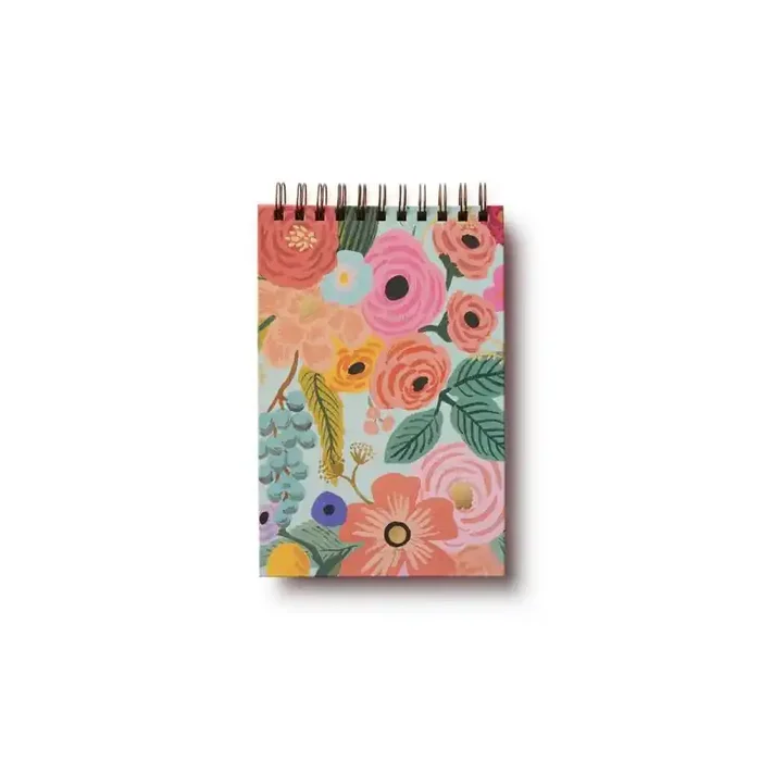 Rifle Paper Co. Garden Party Spiral Notepad 6×9″ Ruled, 100 Pages, Hard Cover, Multicolored, College Rule, Adult and Teen