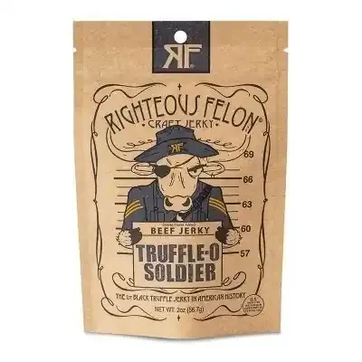 Righteous Felon Beef Jerky Truffle-o Soldier – 2 oz