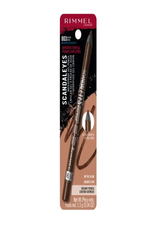 Rimmel Scandaleyes 003 Brown Waterproof Gel Pencil Eyeliner