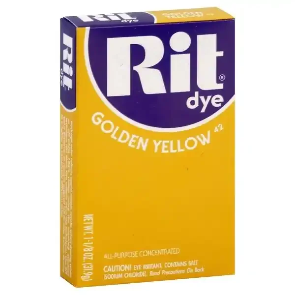 Rit All-Purpose Concentrated Dye – Golden Yellow – 1.125 Ounce