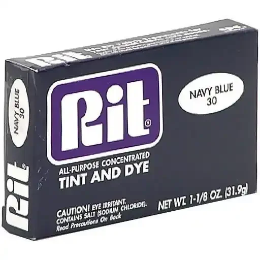Rit All-Purpose Concentrated Tint And Dye, Navy Blue 30