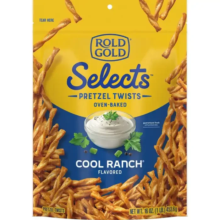 Rold Gold Selects Pretzels Twists Oven Baked Doritos Cool Ranch Flavored 16 Oz