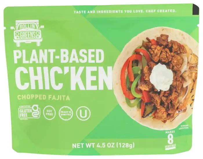 RollinGreens Plant-Based Chopped Chi‘Ken Fajita 4.5 oz