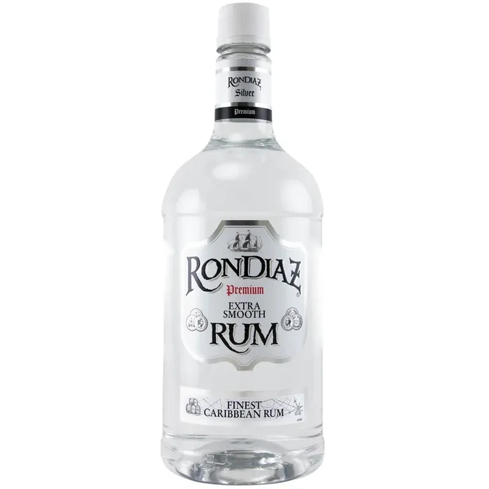 RONDIAZ Ron Diaz Silver Rum – 1.75L Plastic Bottle