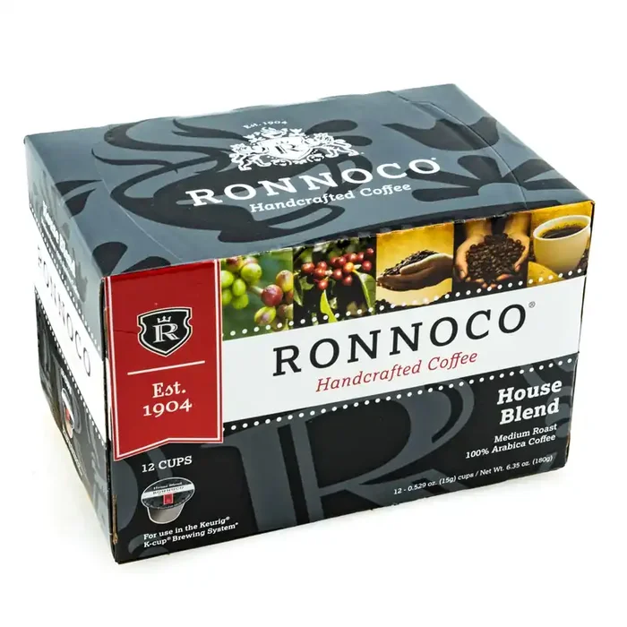 Ronnoco House Blend K-Cup Coffee – 12 ct