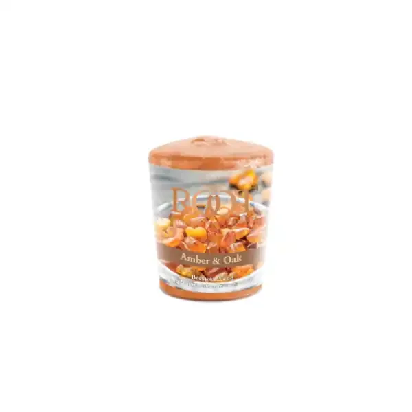Root Candles Amber & Oak Votive Candle