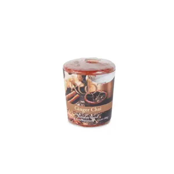 Root Candles Ginger Chai Votive Candle