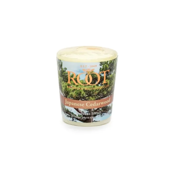 Root Candles Votive Scented Candle – Japanese Cedarwood