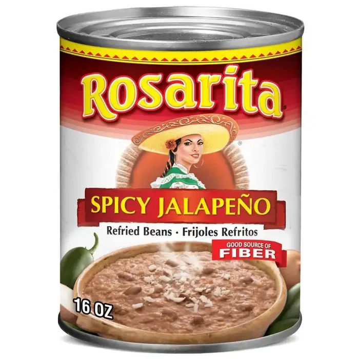 Rosarita Spicy Jalapeño Refried Beans – 16oz