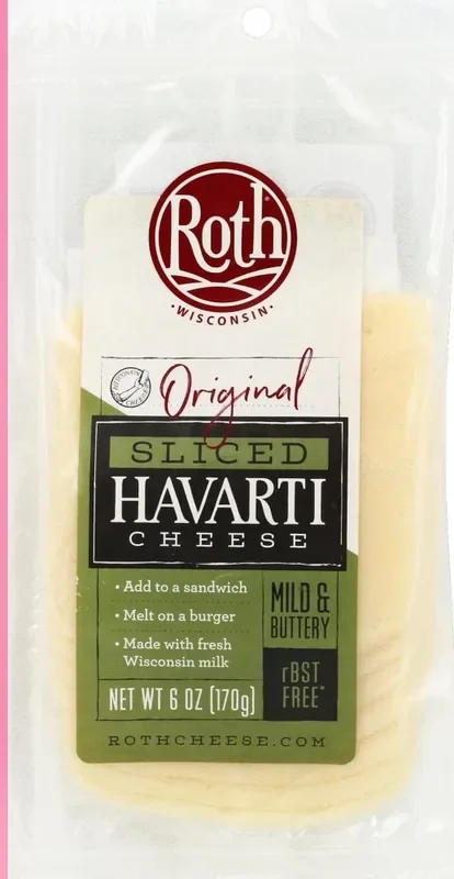 Roth Cheese Original Havarti Cheese Slices