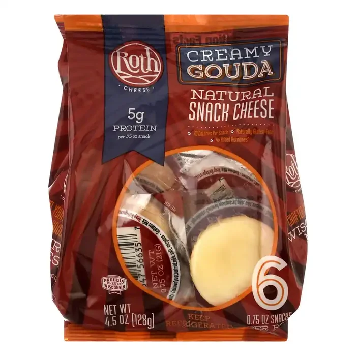 Roth Natural Creamy Gouda Snack Cheese 6 ea