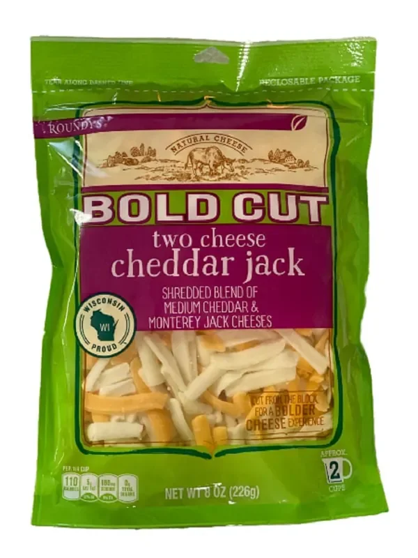 Roundy‘s Roundys Bold Cut Two Cheese Cheddar Jack Shredded Cheese