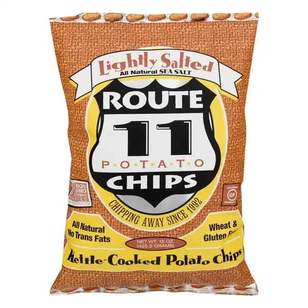 Route 11 Wheat & Gluten Free Lightly Salted Kettle-Cooked Potato Chips