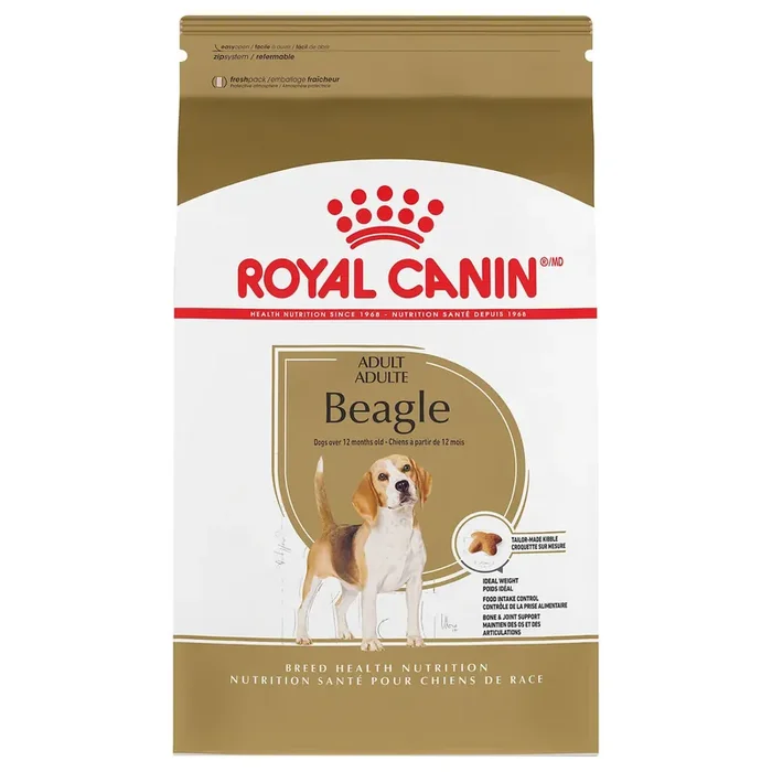 Royal Canin Breed Health Nutrition Beagle Breed Specific Adult Dog Dry Food – 6 lb