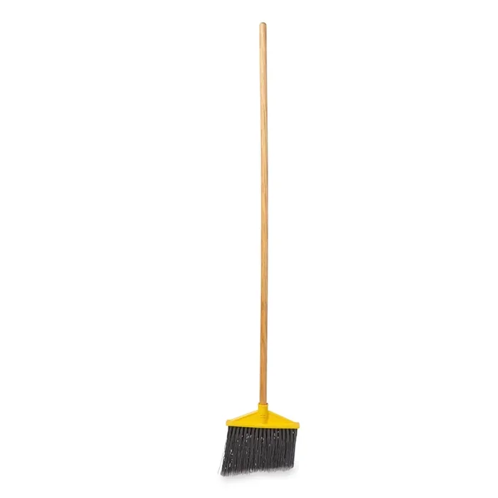 Rubbermaid Commercial Products 10-in Poly fiber Multi-surface Angle Upright Broom