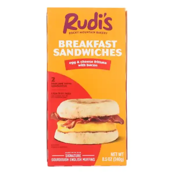 Rudis Bacon Egg And Cheese Sandwich