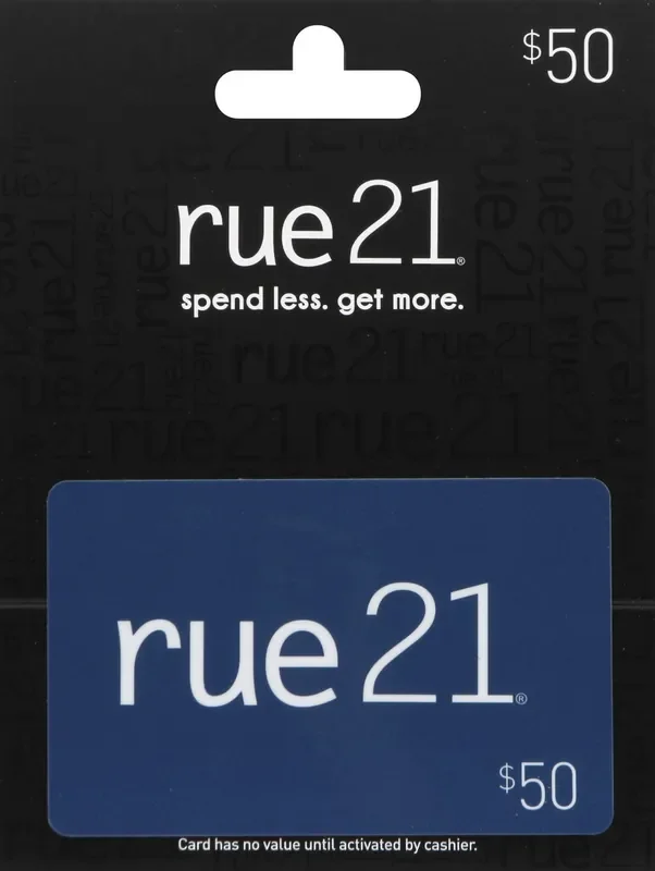 Rue 21 Gift Card 1 ea