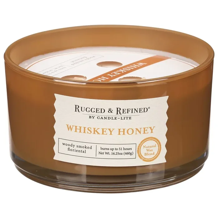 Rugged & Refined Whiskey Honey Candle 16.25 oz