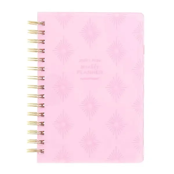 Russell & Hazel 2025-2026 Russell & Hazel Weekly/Monthly Planner, 5-7/8″” x 8-1/4″”, Blush, July 2025 To June 2026, 103356