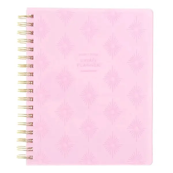 Russell & Hazel 2025-2026 Russell & Hazel Weekly/Monthly Planner, 7-5/8″” x 9-1/2″”, Blush, July 2025 To June 2026, 103358