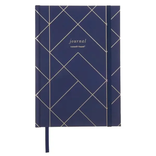 Russell & Hazel Journal, 5-15/16″” X 8-3/8″”, Ruled, 125 Sheets, Navy