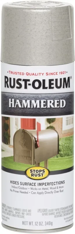 Rust-Oleum Stops Rust Hammered Spray Paint – White Hammered