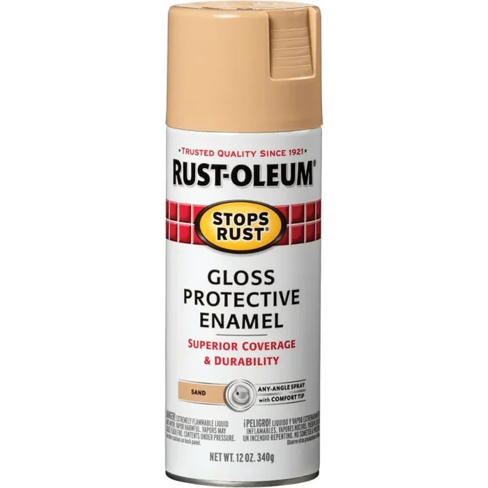 Rust-Oleum Stops Rust Sand Gloss 12 Oz. Anti-Rust Spray Paint 7771830