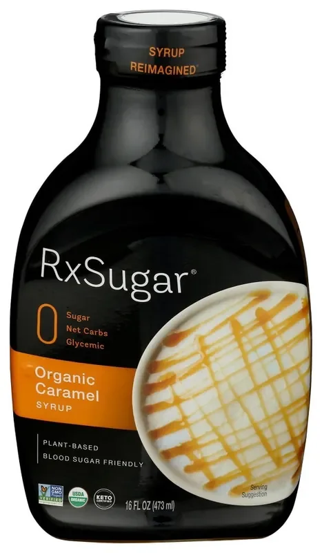 RxSugar Organic Caramel Syrup 16 fl oz