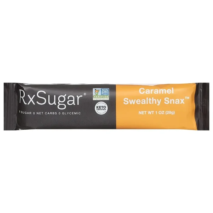 RxSugar Swealthy Snax Caramel Snack Bar 1 oz