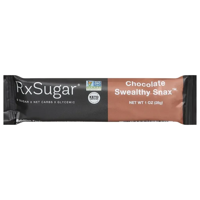 RxSugar Swealthy Snax Chocolate Snack Bar 1 oz