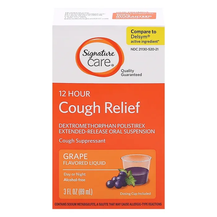 S Care Cough Relief Lqd 12 Hour Grape