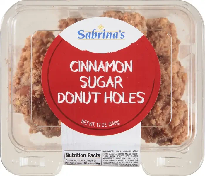 Sabrina‘s Donut Holes Cinn Sugar Tub