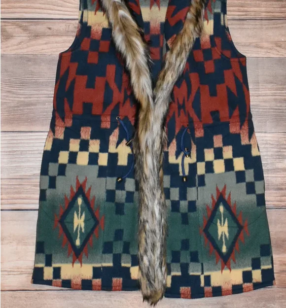 Saddle Vest Navy